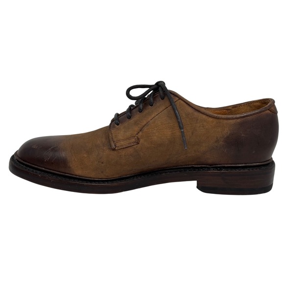 FRYE Men\'s James Leather Oxford Derby Shoes Plain Toe Brown Size 8.5 D 3484596‎ main image 4